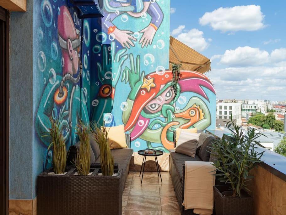 Terrasse Des Plongeurs Apartment Bucureşti Ngoại thất bức ảnh