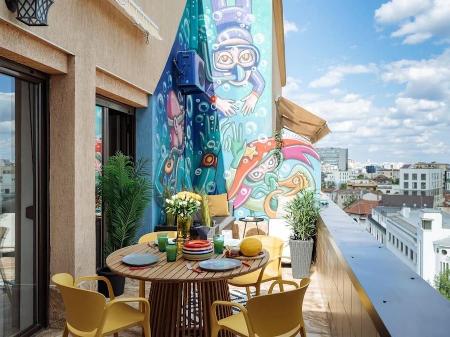Terrasse Des Plongeurs Apartment Bucureşti Ngoại thất bức ảnh